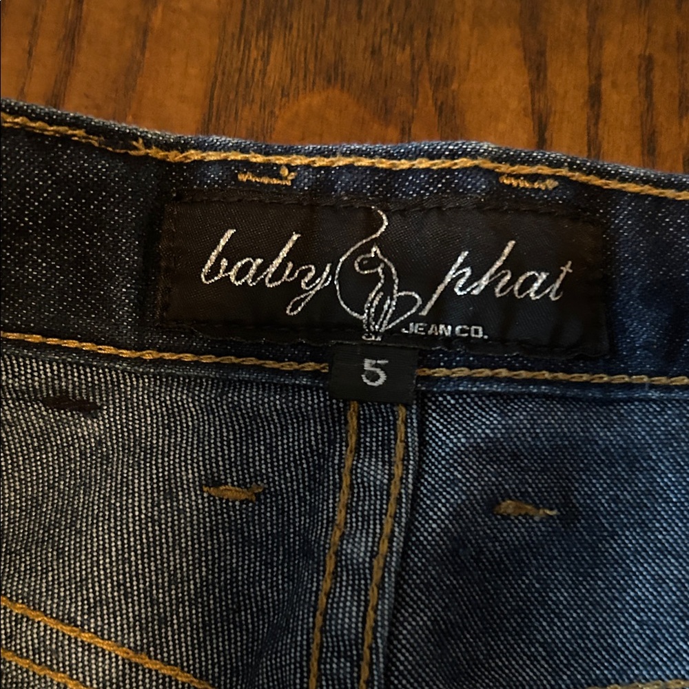 Baby Phat Dark Blue Women's Jeans - Picture 6 of 8